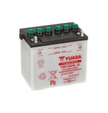 Аккумулятор Yuasa Y60-N24L-A - 29.5 Ач 241A (186x126x171) обр. пол. Heavy Duty сухозаряж.