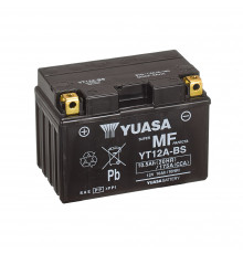 Аккумулятор Yuasa YT12A-BS - 10 Ач 175А (150x87x105) прям. пол. AGM сухоз.
