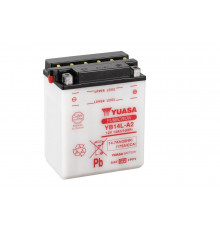 Аккумулятор Yuasa YB14L-A2 - 14 Ач 175A (134x89x166) обр. пол. Heavy Duty сухозаряж.