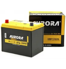 Аккумулятор автомобильный AURORA JIS ULTRA UMF115D26R 85 Ач 750А пр. пол. 260x173x220