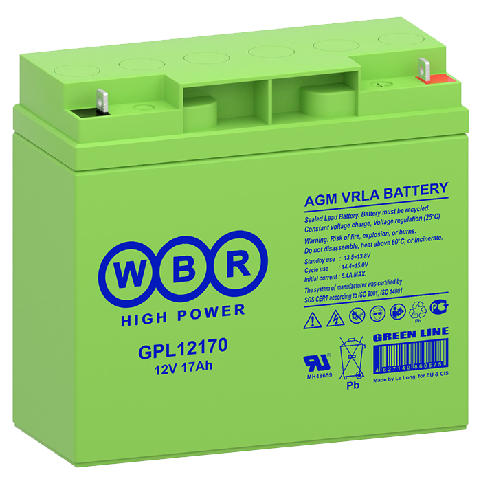 Аккумулятор WBR GPL 12170