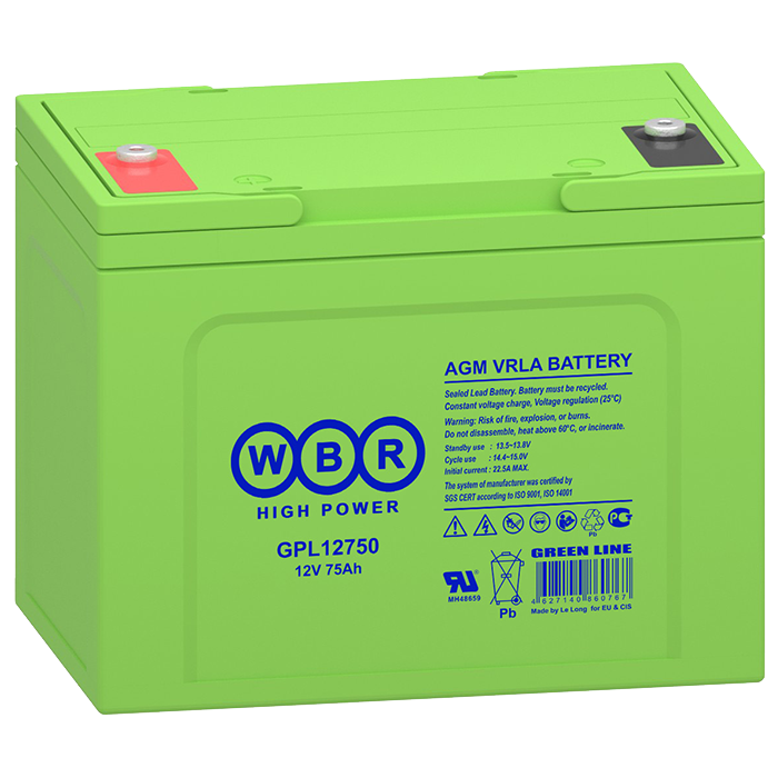 Аккумулятор WBR GPL 12750
