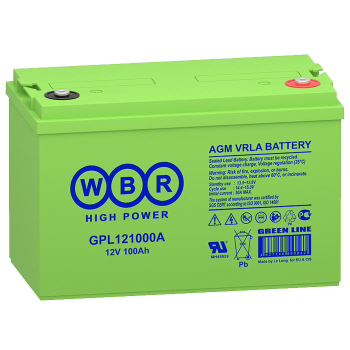 Аккумулятор WBR GPL 121000A