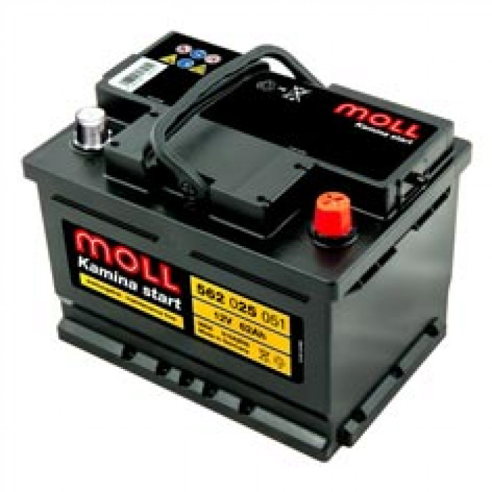 Аккумулятор Moll Kamina Start 62SR низкий 510A (242x175x175)