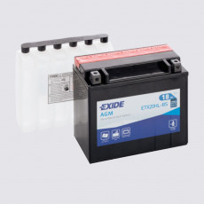 Аккумулятор Мото EXIDE AGM ETX20HL-BS 18Ач обр. пол. 270А 175x87x155 (YTX20L-BS, YTX20HL-BS, YB16L-B, YB18L-A)