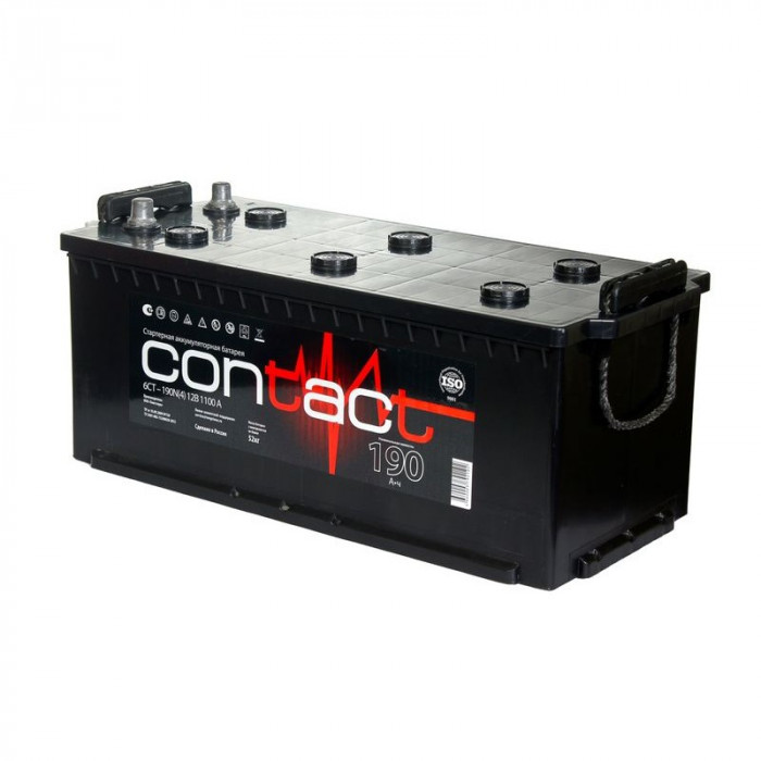 Аккумулятор Contact 6ст-190 рус прям. пол. 1100A 513x220x200