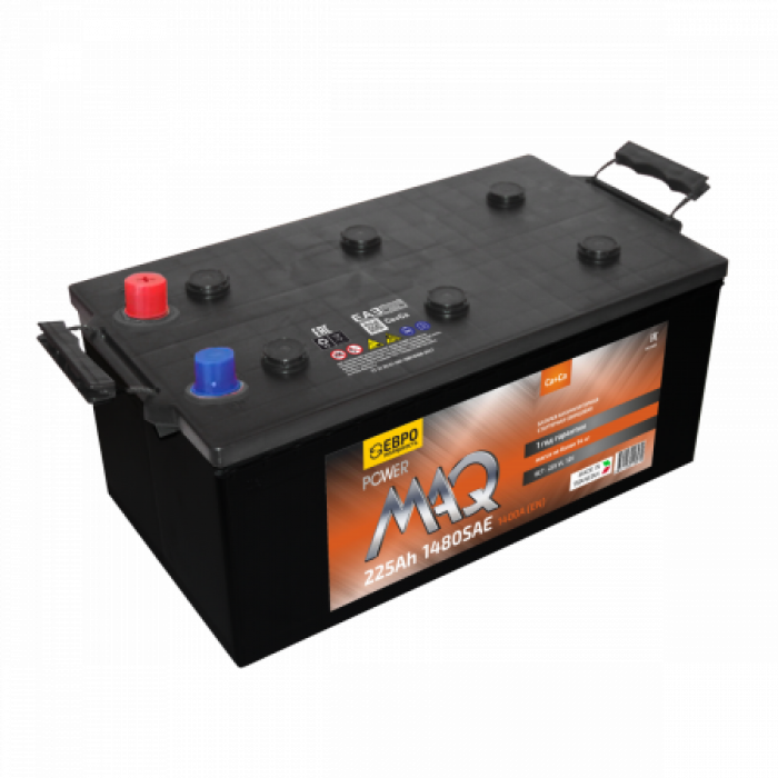 Аккумулятор MAQ POWER 225 евро обр. пол. 1480A 518x276x242