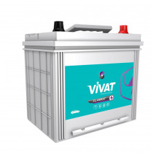 Аккумулятор VIVAT 75D23L 66R обр. пол. 560А 232х173х220