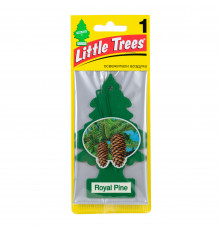 Ароматизатор подвесной бумажный Елочка, Королевская сосна Car-Freshner u1p10101russ