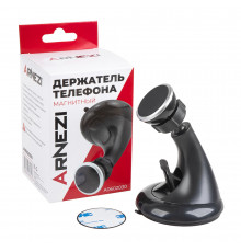 Держатель телефона/навигатора магнитный на лобовое стекло/панель черный ARNEZI A0602030